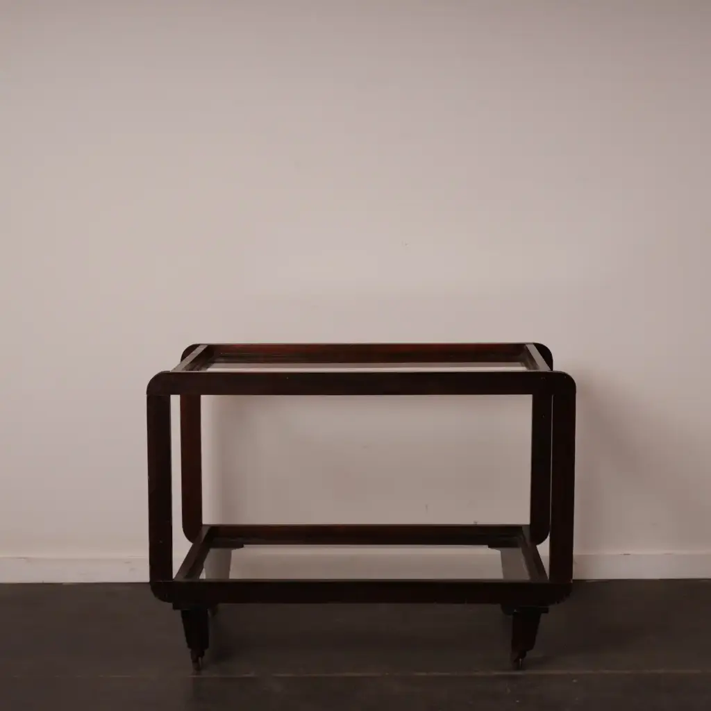 Desserte à roulettes vintage