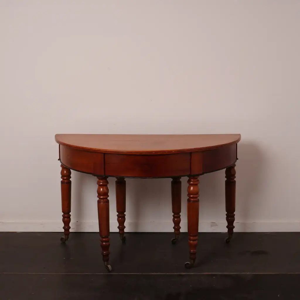 Table console demi lune