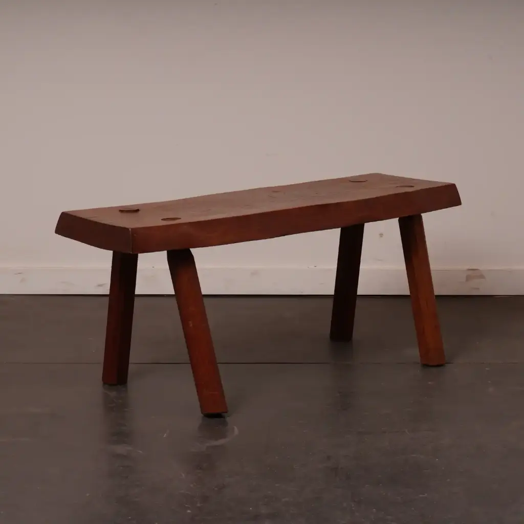 Petit banc bois rustique