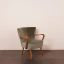 Fauteuil cocktail à bras regarni