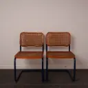 Paire de chaises Cesca S32 vintages