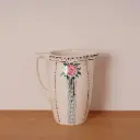 Cruche/broc en faïence vintage