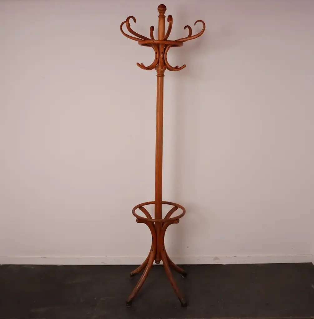 Porte manteaux bois courbé vintage