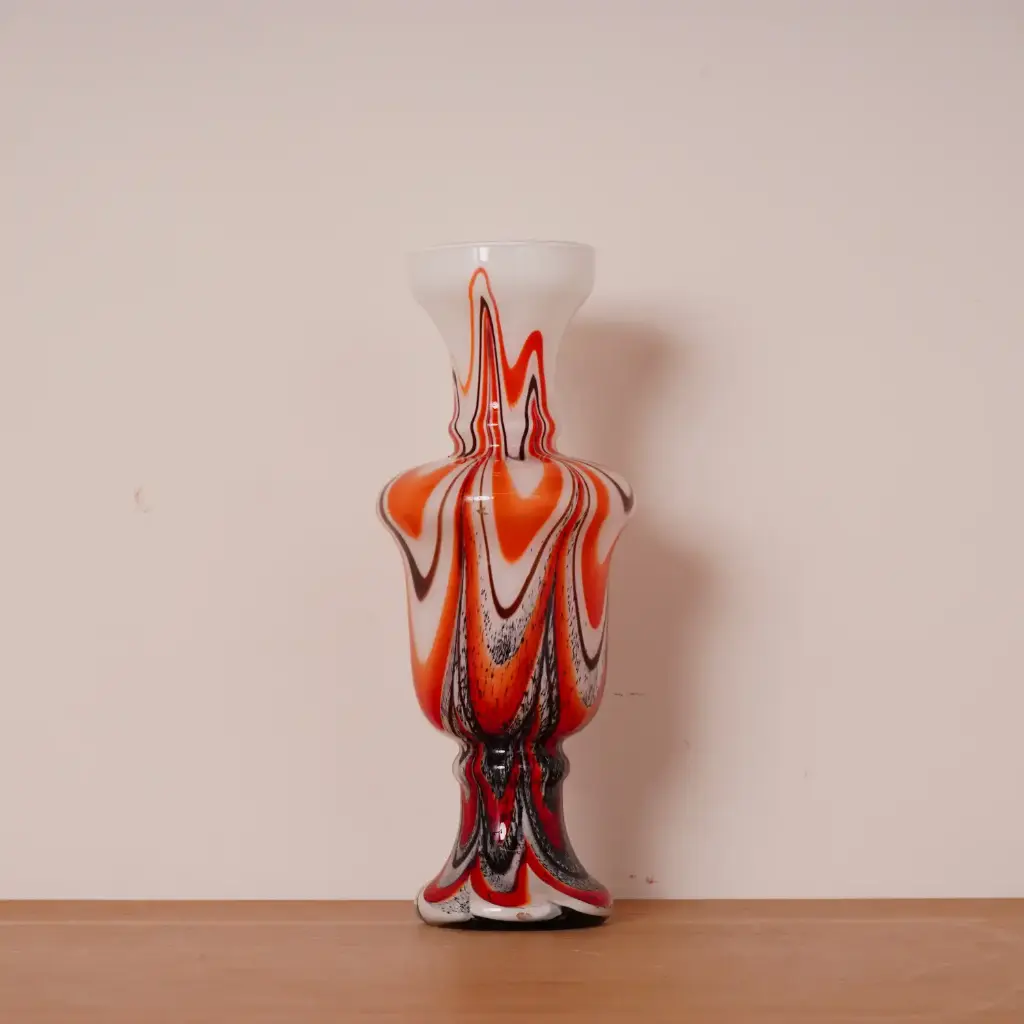 Vase en verre de Murano Moretti