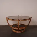 Table basse bambou vintage