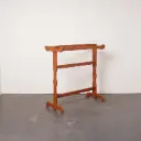 Porte serviette en bois vintage