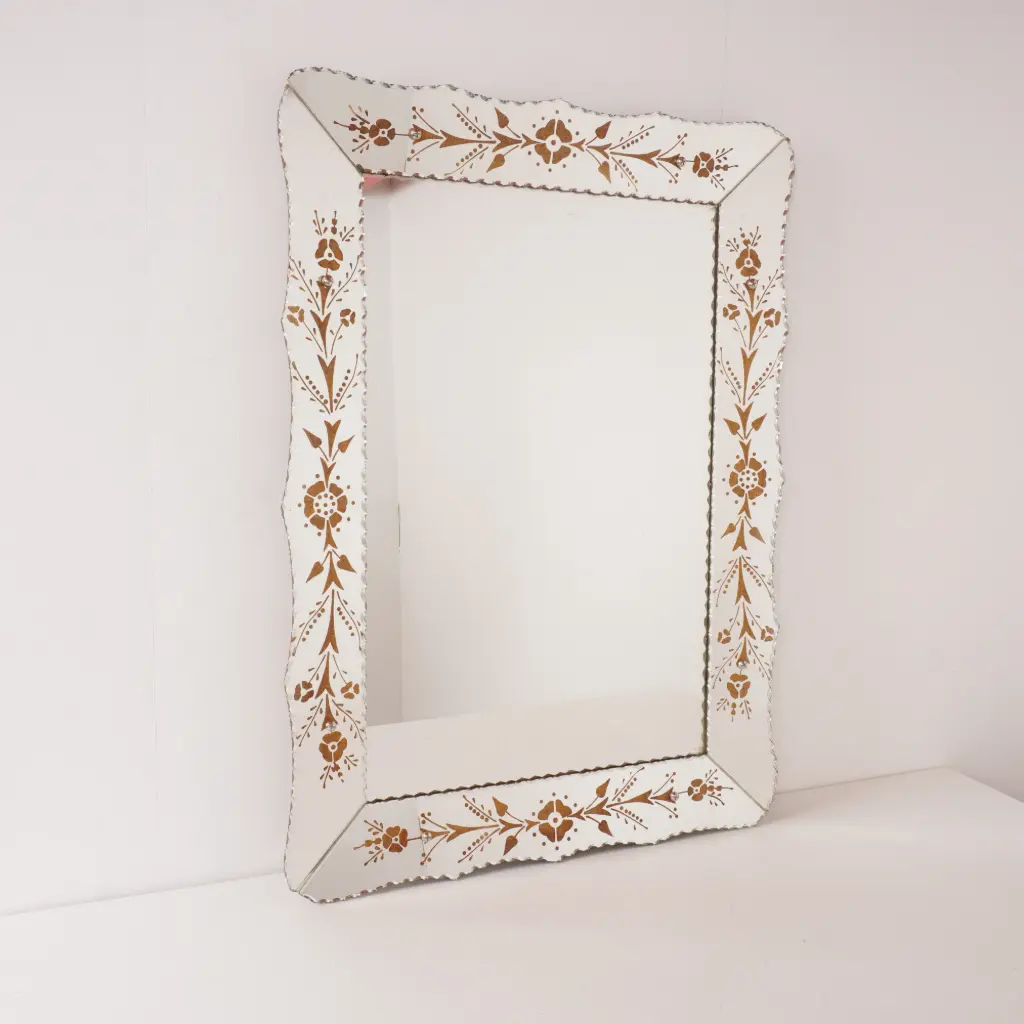 Miroir en verre vénitien