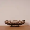 Coupe en verre fumé vintage 