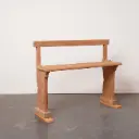 Banc "enfant" bois aérogommé