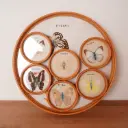 Plateau "Papillons" vintage