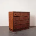 Commode cannage vintage