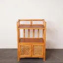 Meuble bas bambou vintage