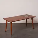 Table basse bois vintage