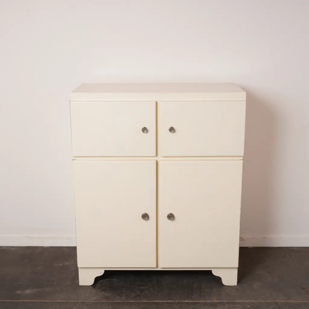 Meuble/buffet bois peint vintage