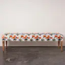 Banquette "bout de lit" regarni