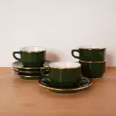 Set de 4 tasses Apilco vintage