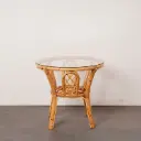 Table basse bambou vintage