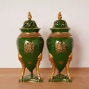 Paire de vases Jaget & Pinon Style Napoléon 1er