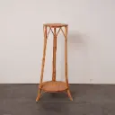 Sellette en rotin vintage