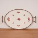 Plateau en faïence vintage