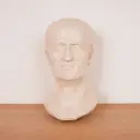Buste en plâtre Empereur Romain