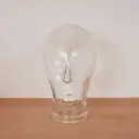 Tête de mannequin en verre vintage