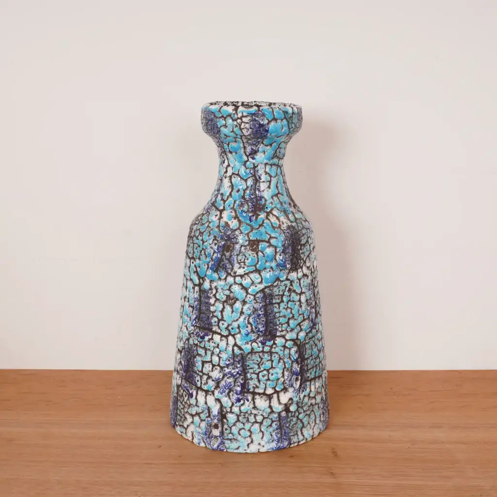 Vase glaçure "Fat Lava" vintage