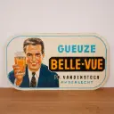 "Carton de comptoir" publicitaire Gueuze Belle Vue 