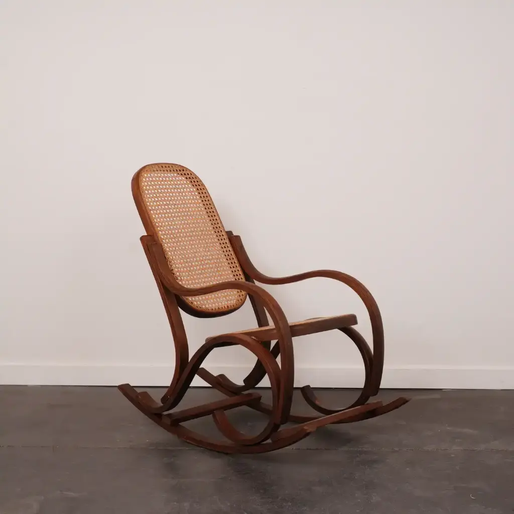 Rocking chair enfant bois courbé