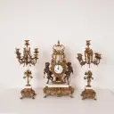 Garniture de cheminée style Louis XV