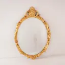 Miroir bois doré vintage 