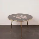 Table basse ronde vintage