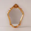 Miroir bois doré vintage