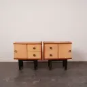 Paire de tables nuit vintage