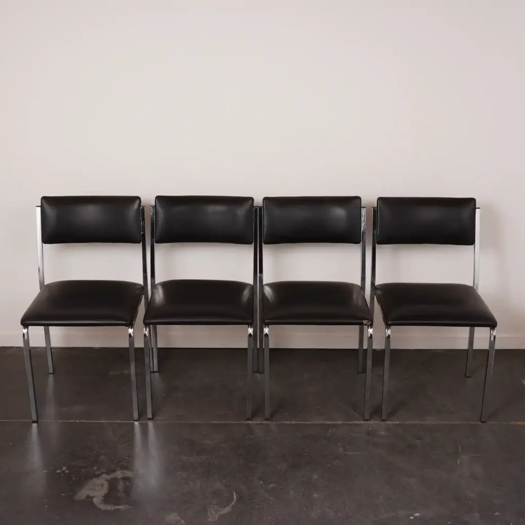 Série de 4 chaises vintage