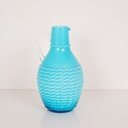 Vase en verre opalin bleu "Opalina Fiorentina" années 60 - SU0068