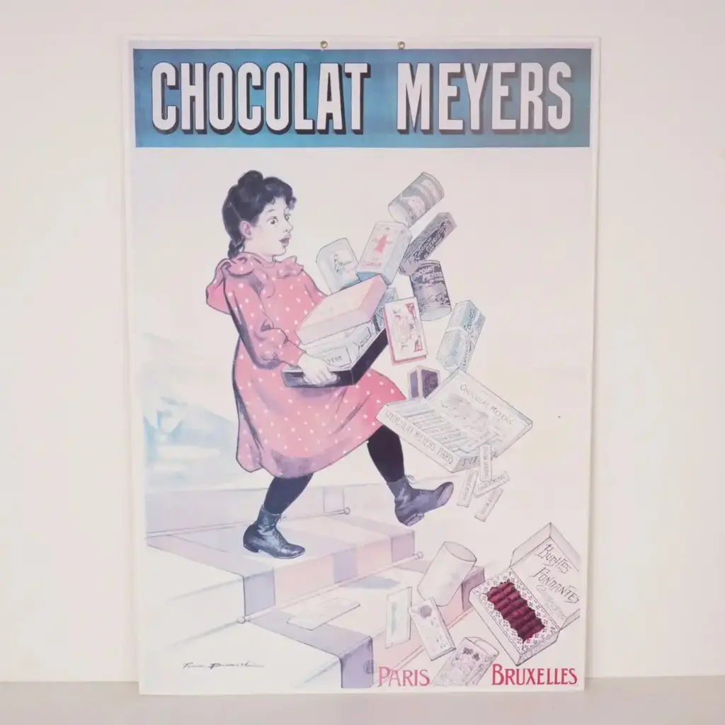 Affiche publicitaire Chocolat Meyers