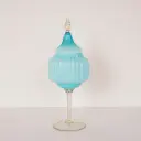 Bonbonnière en verre d'Italie vintage