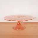 Plat à tarte en verre vintage