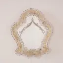 Petit miroir en cristal Murano 50'