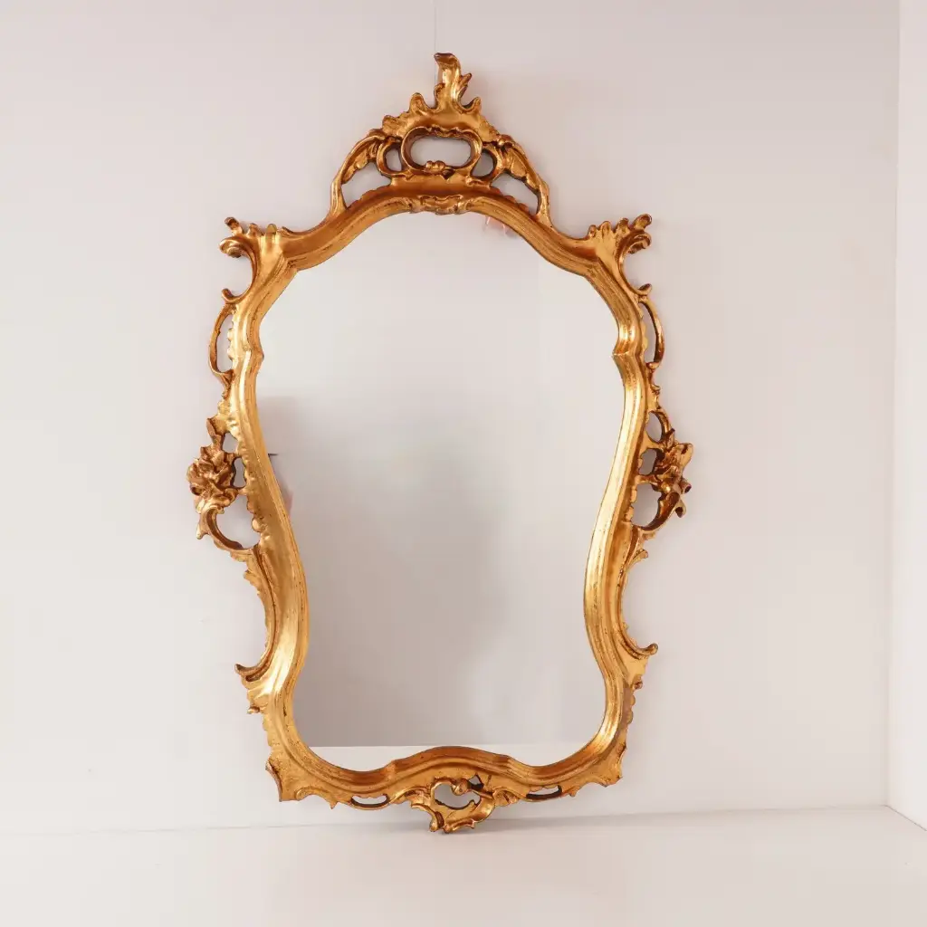 Miroir bois doré style Baroque 