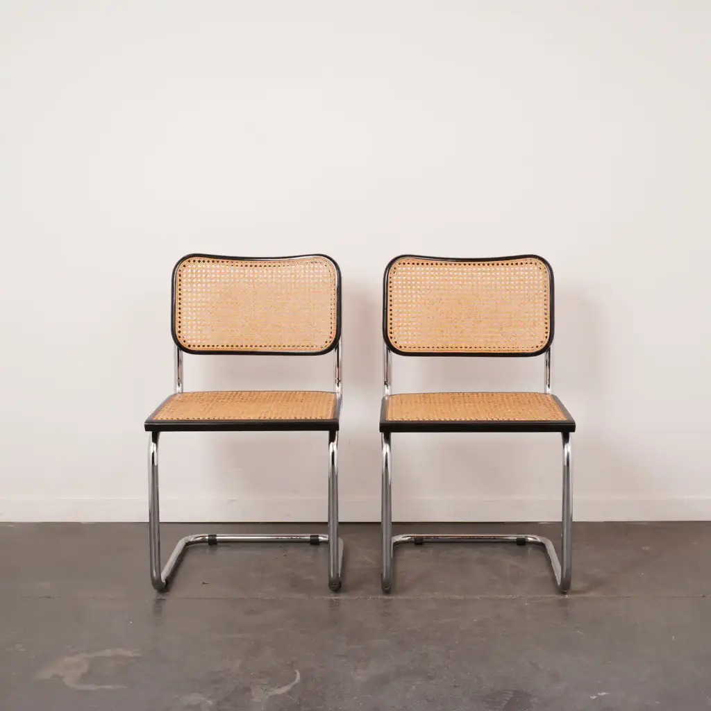 Paire de chaises Cesca B32 M. Breuer