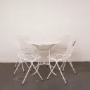 Ensemble de jardin métal vintage
