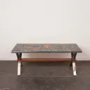 Table basse en carreaux de céramique 