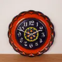 Horloge murale en céramique vintage