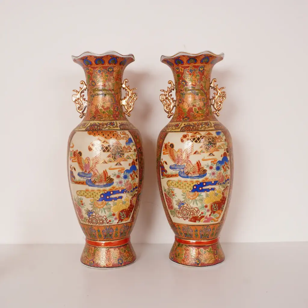 Paire de vases Satsuma