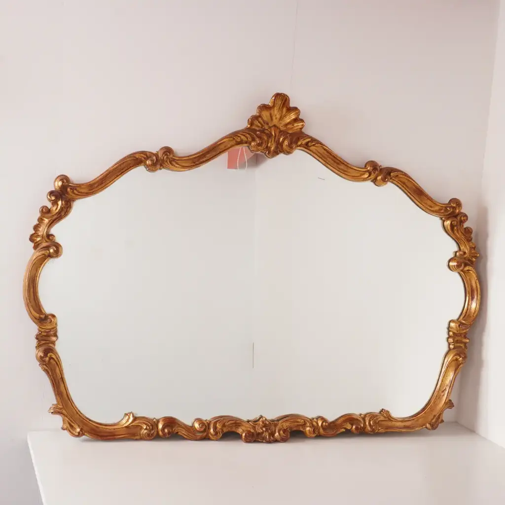 Miroir bois doré style Baroque 