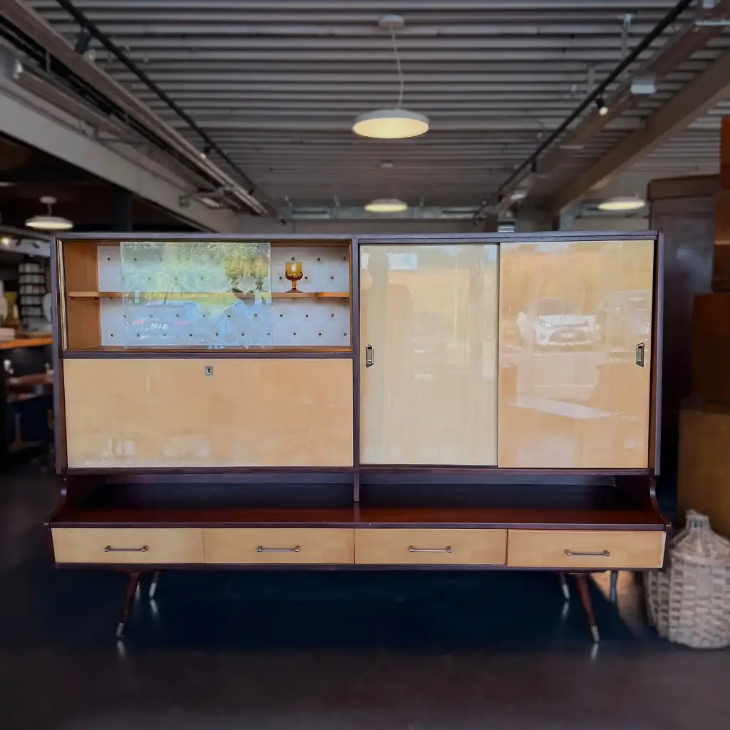 Buffet haut/vitrine années 60