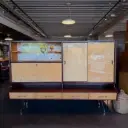 Buffet haut/vitrine années 60