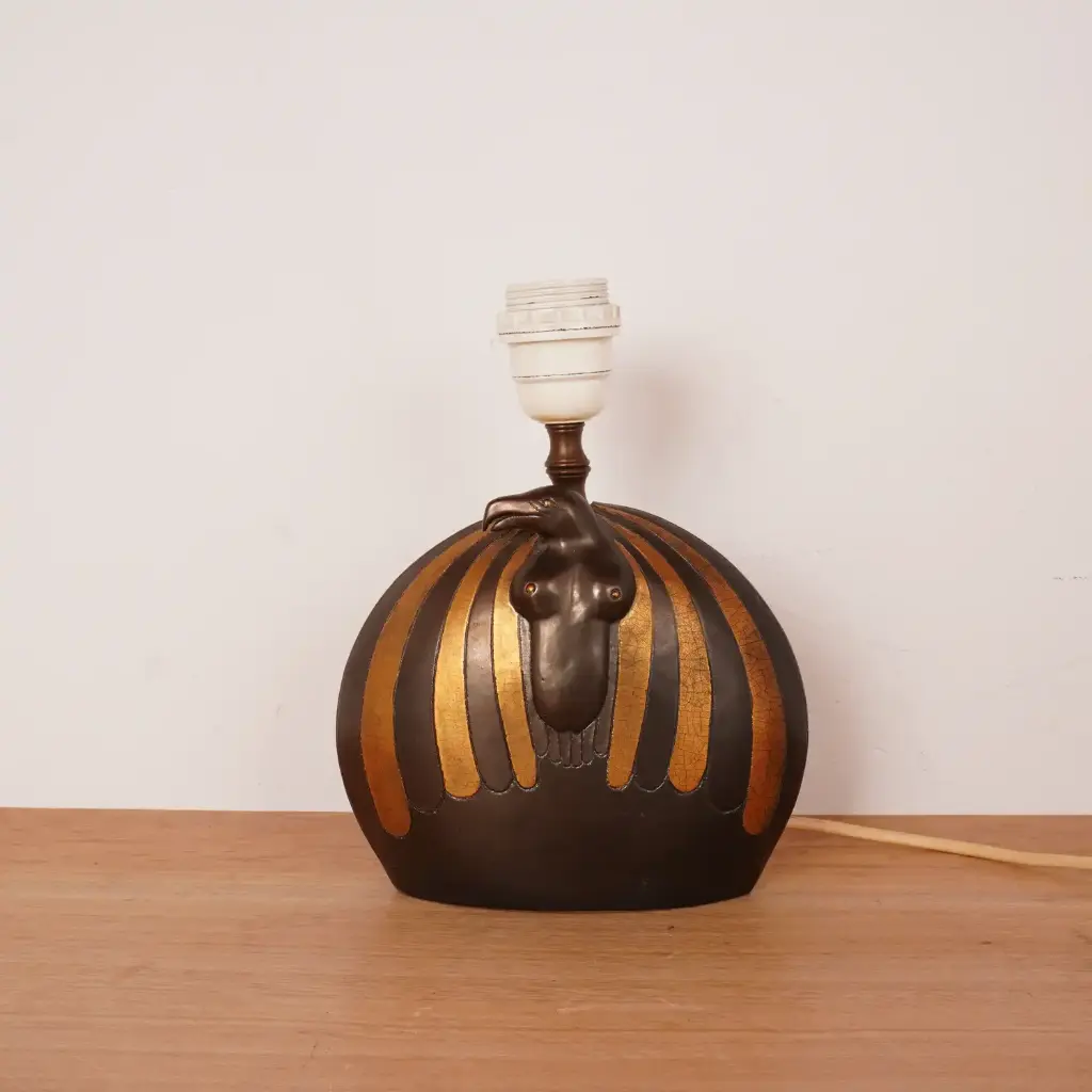 Pied de lampe Deliège vintage